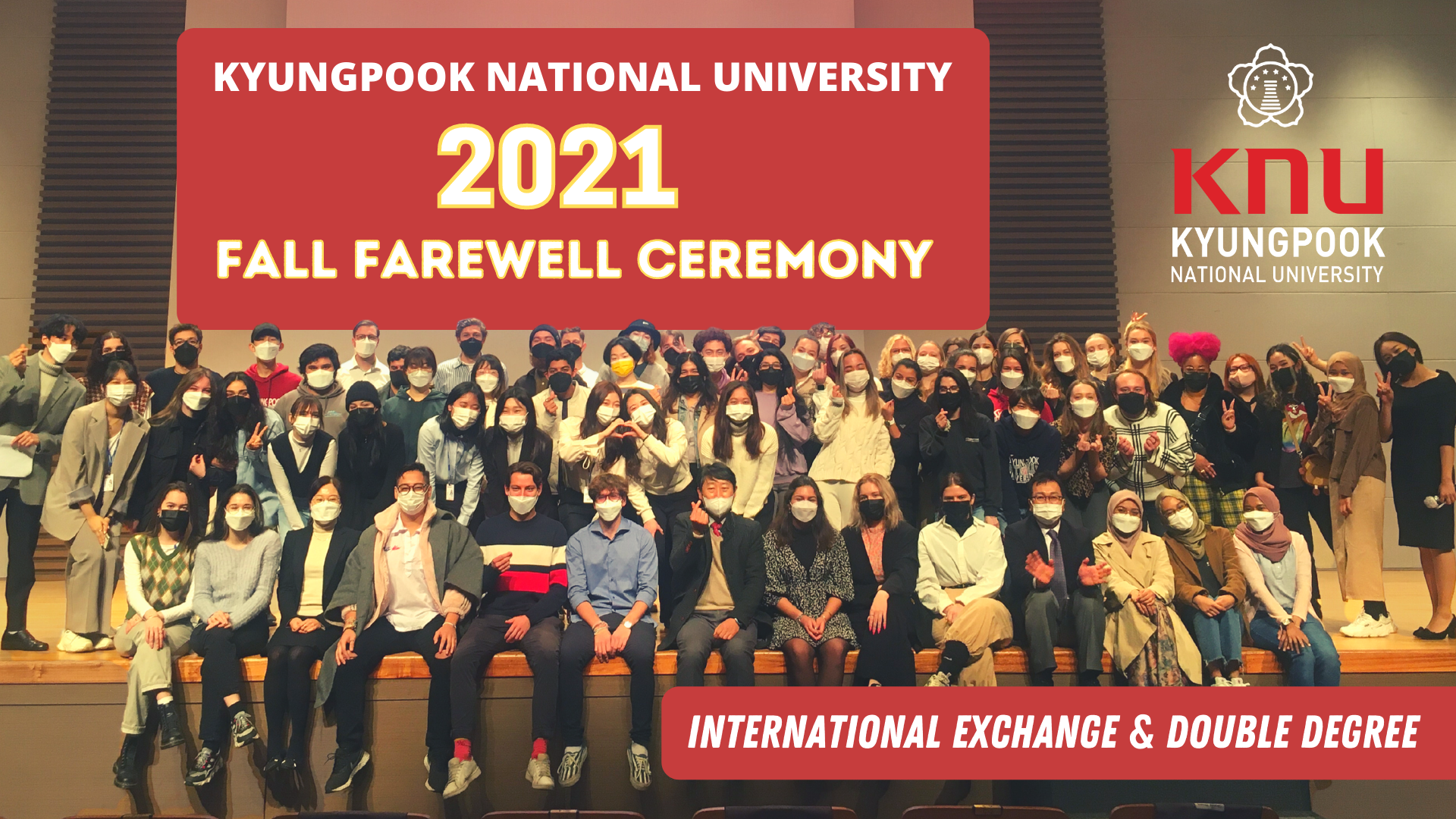 2021 fall farewell ceremony for exchange and double degree students 관련 이미지입니다