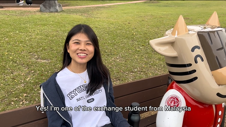 2024 Fall KNU Video Contest ‘My Exchange Journey in KNU: From Malaysia to Korea’ (2nd place) 관련 이미지입니다.