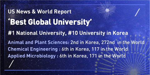 US News & World Report Ranks KNU #10 University in Korea, #1 National University